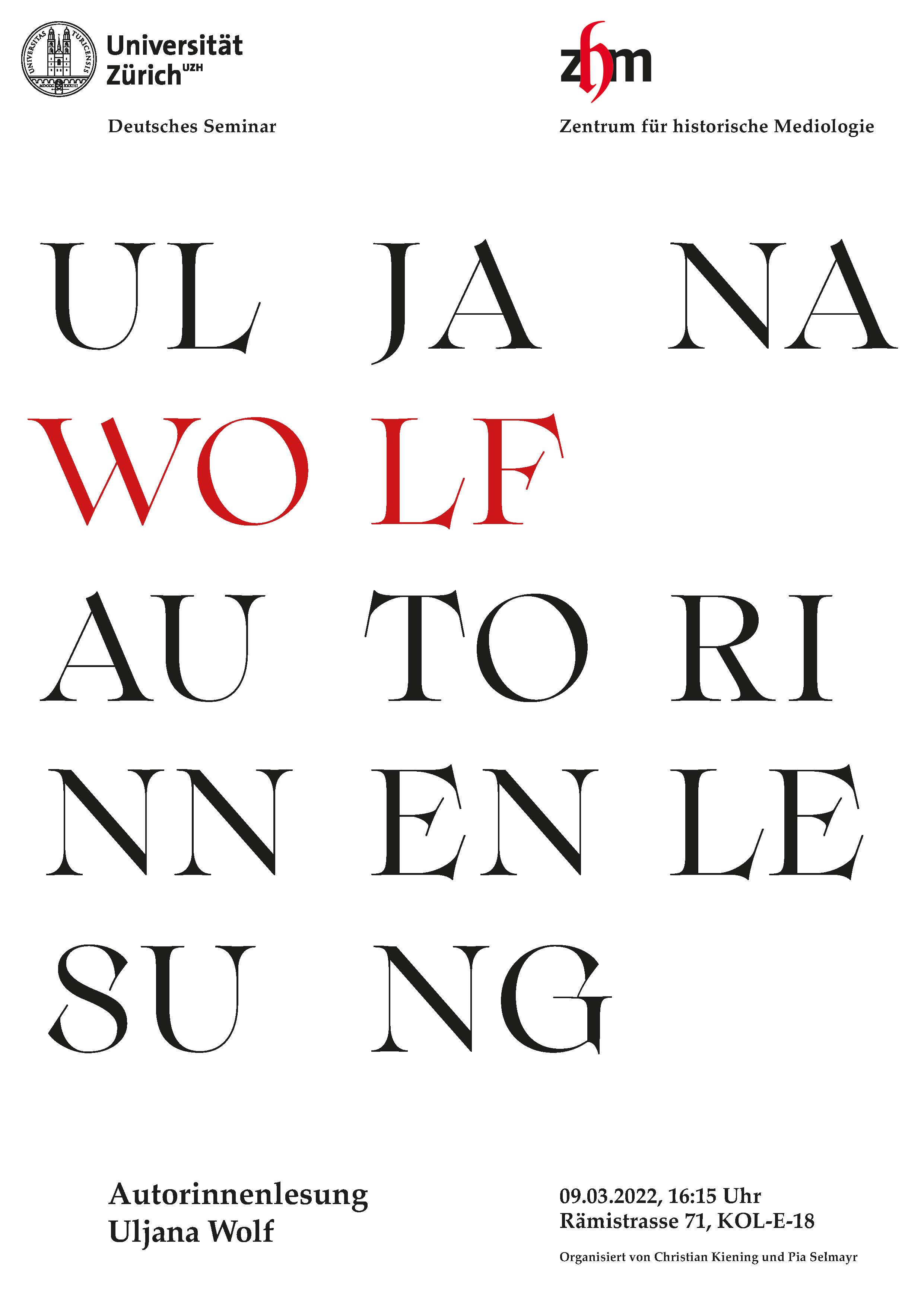 Lesung Wolf